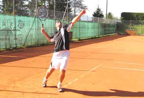 Aufschlagtaktik beim Tennis