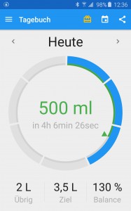 Hydro Coach Trinkerinnerung