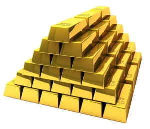 Gold ist selten und deshalb wertvoll
