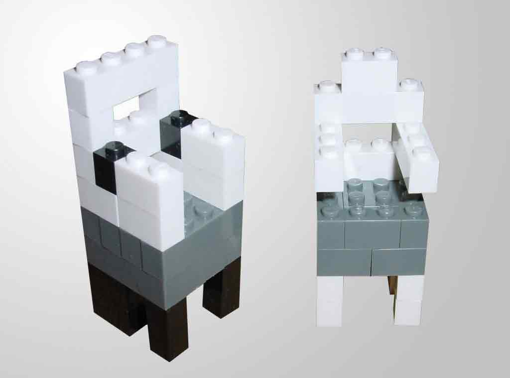 Bauanleitung für Lego Designerstühle